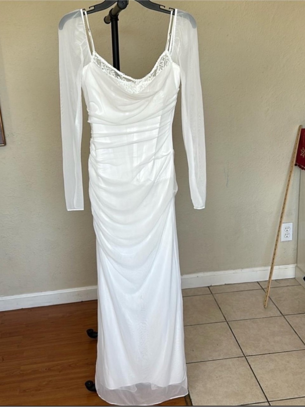 XS house of cb katerina dress white
